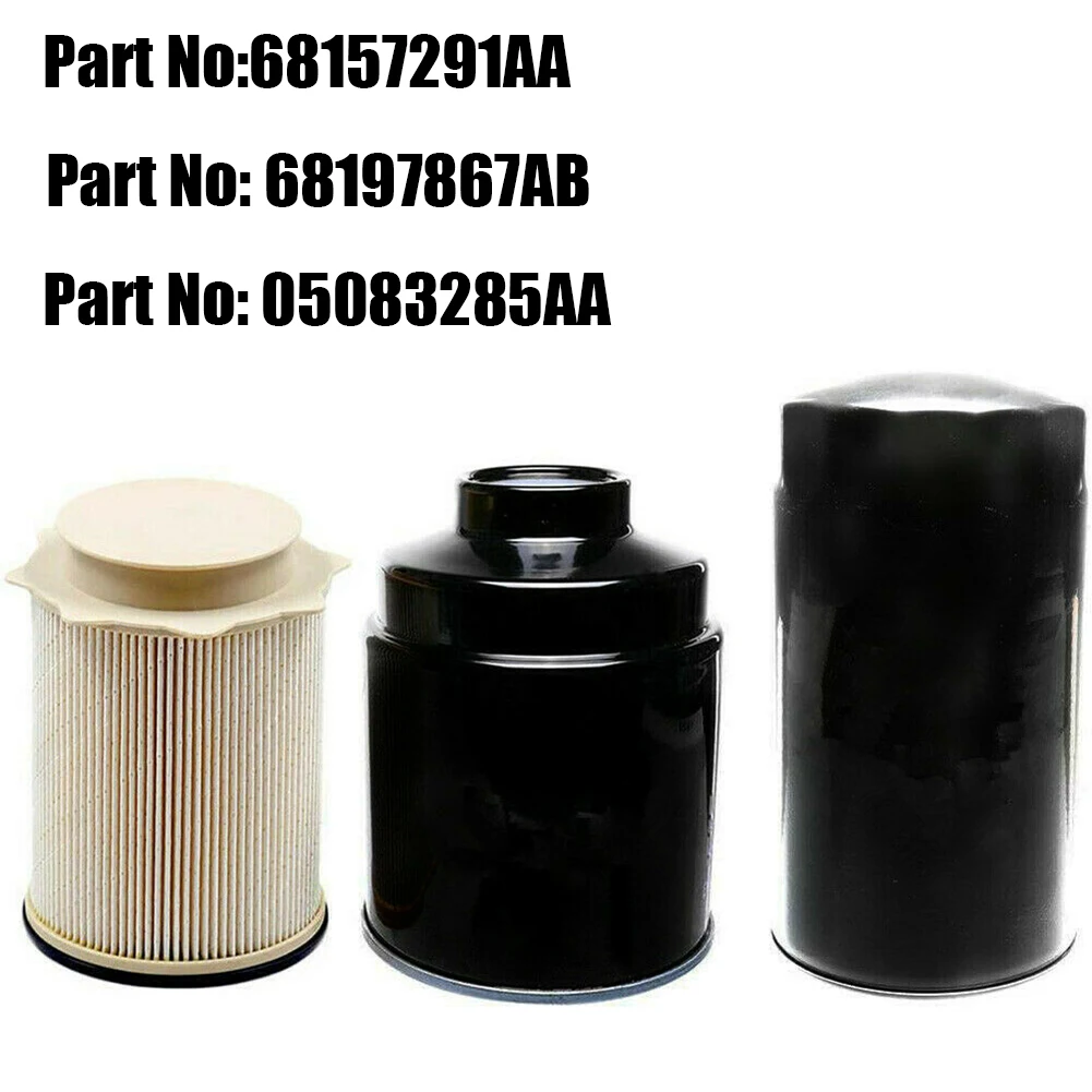 New 3pcs Fuel Filter Kit For Dodge Ram 2500 3500 6.7L Diesel Oil Filter Fuel Filter Kit #68157291AA For Car Fuel Filter Parts
New 3pcs Fuel Filter Kit For Dodge Ram 2500 3500 6.7L Diesel Oil Filter Fuel Filter Kit #68157291AA For Car Fuel Filter Parts