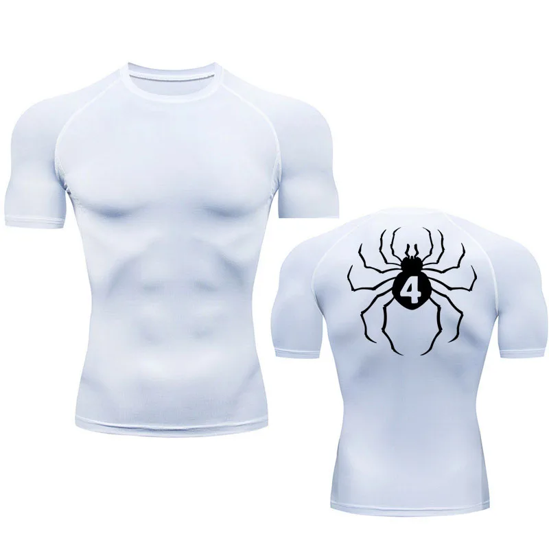 Compression Shirt White Men T-Shirt Sports Top Quick Dry Summer Gym Bodybuilding T-Shirt Running Casual Round Neck Shirt 2099
Compression Shirt White Men T-Shirt Sports Top Quick Dry Summer Gym Bodybuilding T-Shirt Running Casual Round Neck Shirt 2099