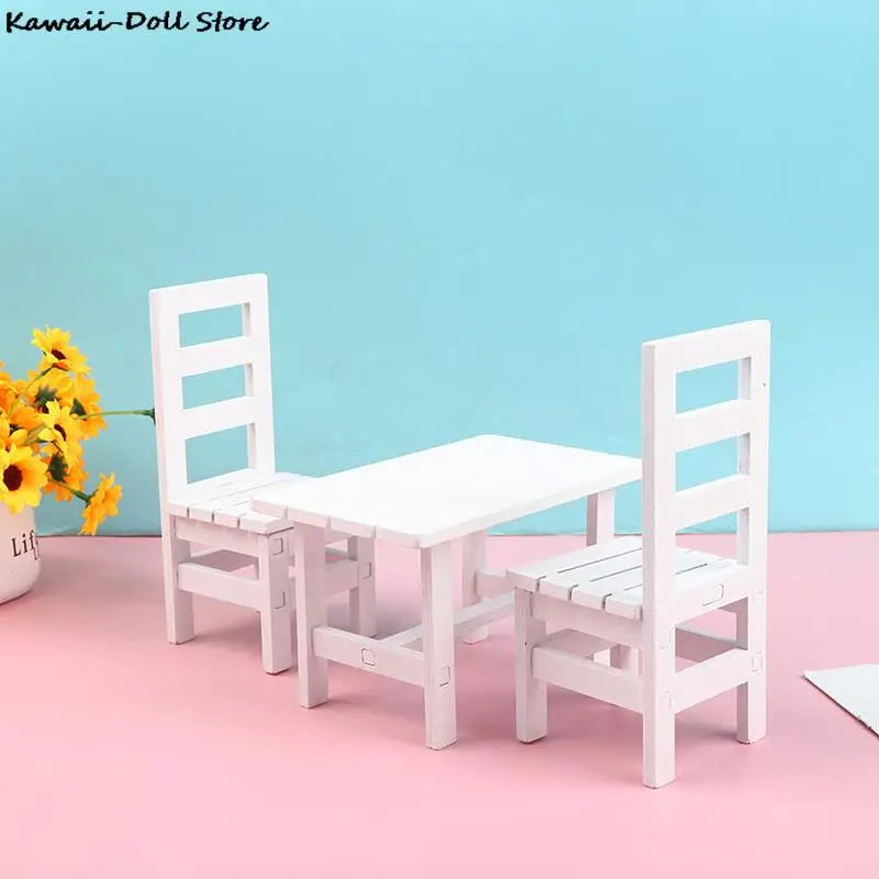 1/12 Scale Miniature Wooden Dining Chair Table Furniture Set For Doll House Kitchen Food Furniture Toy Accessories
1/12 Scale Miniature Wooden Dining Chair Table Furniture Set For Doll House Kitchen Food Furniture Toy Accessories