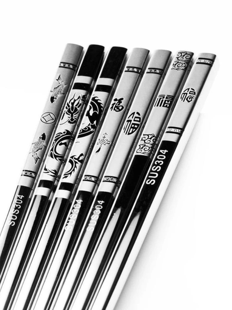 Sushi Dragon Stainless Black Iron Chinese Anti Skid Non Slip Fishs Alloy Rice Tableware Portable Gifts Chopsticks Sticks Metal
Sushi Dragon Stainless Black Iron Chinese Anti Skid Non Slip Fishs Alloy Rice Tableware Portable Gifts Chopsticks Sticks Metal