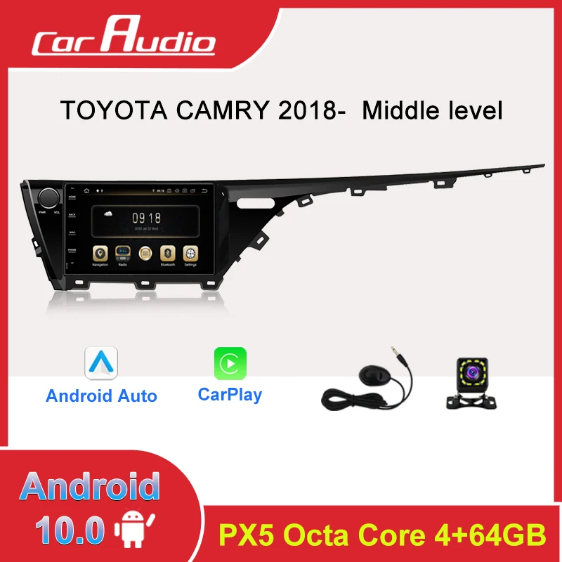 10 inch Car Radio For Toyota Camry 8 XV 70 2017-2020 GPS Navigation stereo Multimedia Video Player No dvd Caplay Android Auto
10 inch Car Radio For Toyota Camry 8 XV 70 2017-2020 GPS Navigation stereo Multimedia Video Player No dvd Caplay Android Auto