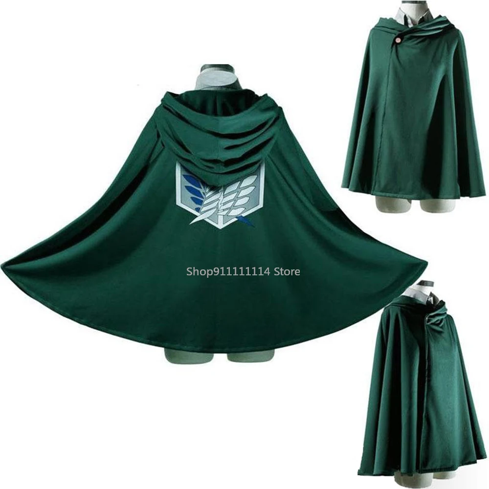 Anime Attack Titaner Cloak Cosplay Costume Shingeki No Kyojin Scouting Legion Aren Capes Halloween Masquerade Carnival Gifts
Anime Attack Titaner Cloak Cosplay Costume Shingeki No Kyojin Scouting Legion Aren Capes Halloween Masquerade Carnival Gifts