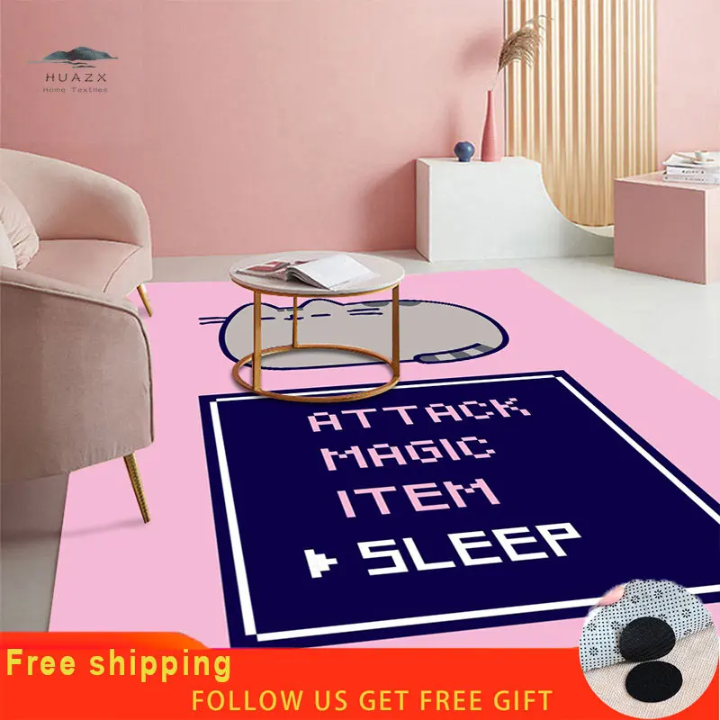 Pusheen The Cat Carpet for Bedroom Hallway Floor Corridor Living Room Big Area Non-Slip Flannel Rug Cute Mat Kawaii Decoration
Pusheen The Cat Carpet for Bedroom Hallway Floor Corridor Living Room Big Area Non-Slip Flannel Rug Cute Mat Kawaii Decoration