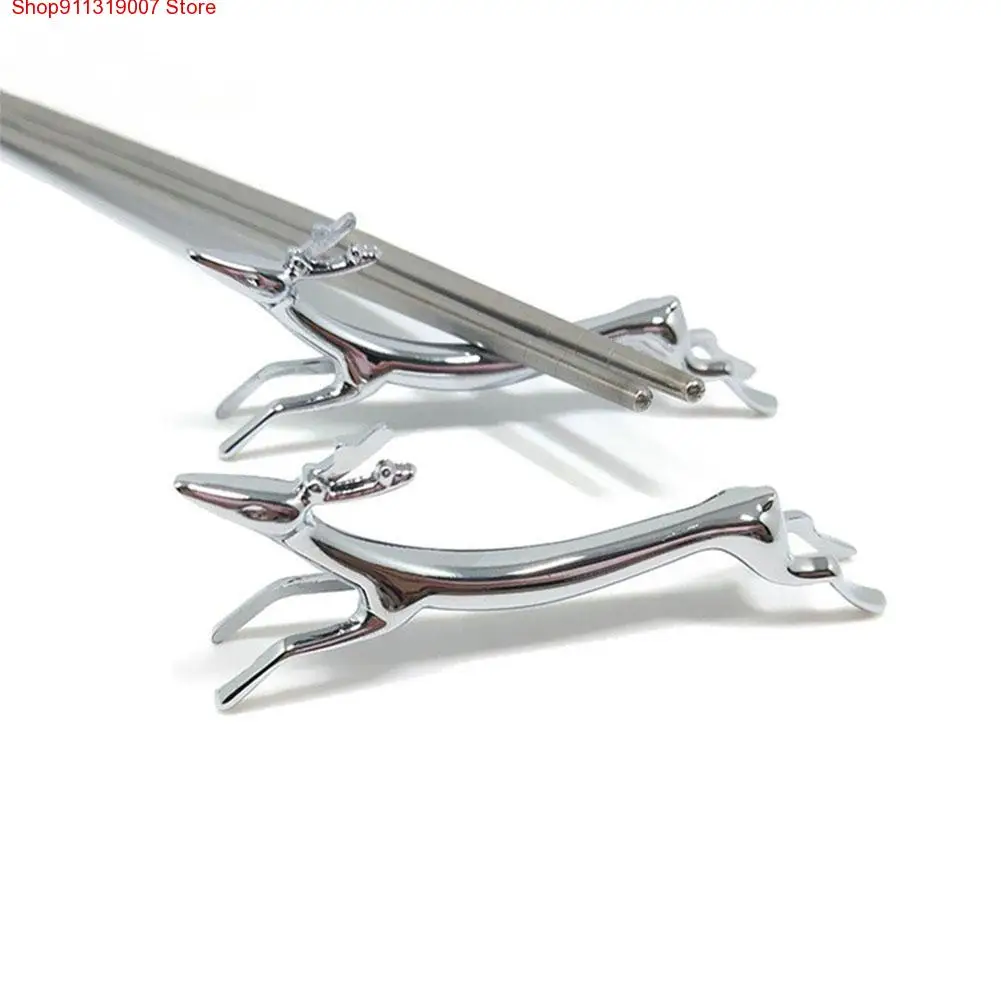 1Pcs Chopstick Rest Deer Shape Zinc Alloy Exquisite High-Quality Chopsticks Knife Fork Holder Kitchen Accessories
1Pcs Chopstick Rest Deer Shape Zinc Alloy Exquisite High-Quality Chopsticks Knife Fork Holder Kitchen Accessories