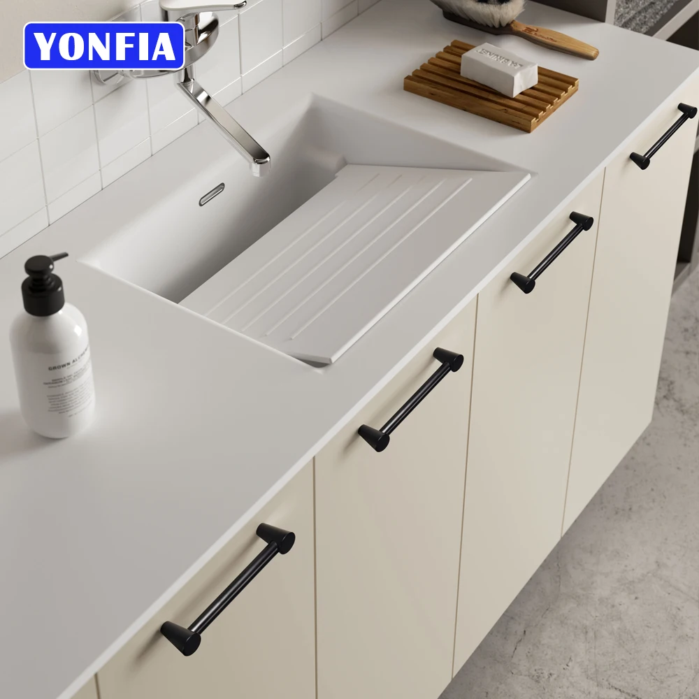 YONFIA 3729 Black Gold Aluminium Kitchen Cabinet Handle Pull Knob Furniture Wardrobe Closet Cupboard Pull Handles Knobs For Door
YONFIA 3729 Black Gold Aluminium Kitchen Cabinet Handle Pull Knob Furniture Wardrobe Closet Cupboard Pull Handles Knobs For Door