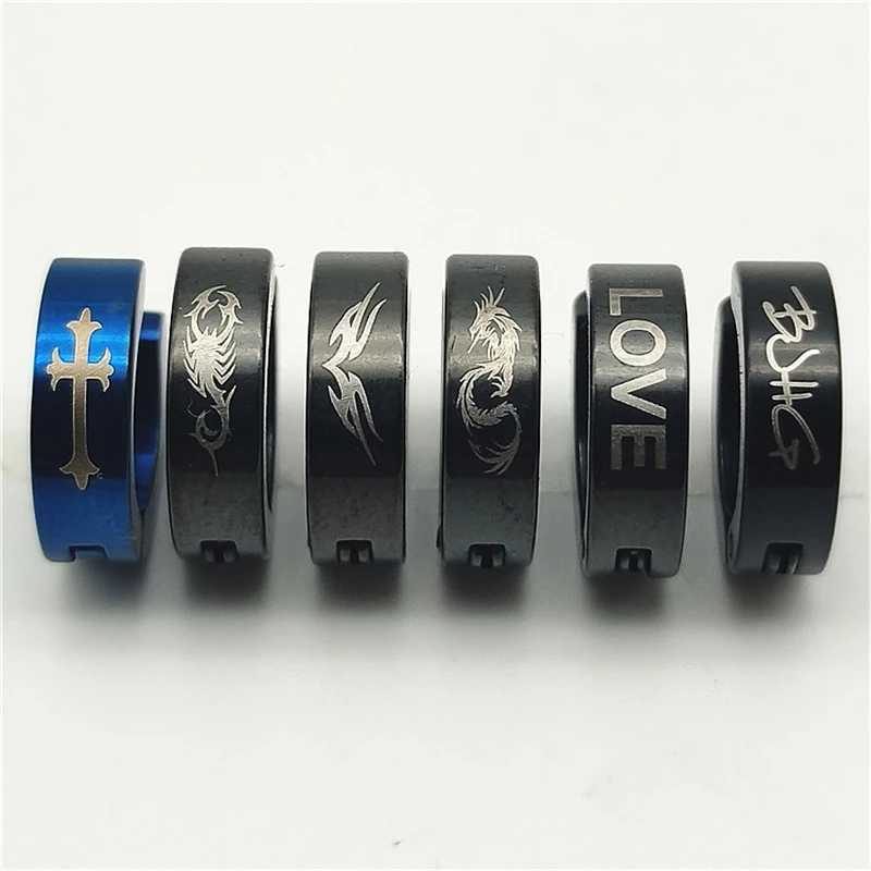 1 Piece Fashion Titanium Steel Men's Non-pierced Ear Clip Laser Pattern No Hole Ear Clips
1 Piece Fashion Titanium Steel Men's Non-pierced Ear Clip Laser Pattern No Hole Ear Clips