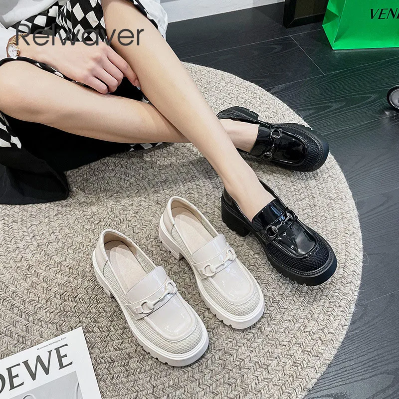 Relwaver genuine leather mesh loafers 2022 summer new thick sole hollowed breathable women shoes high heel casual leather shoes
Relwaver genuine leather mesh loafers 2022 summer new thick sole hollowed breathable women shoes high heel casual leather shoes