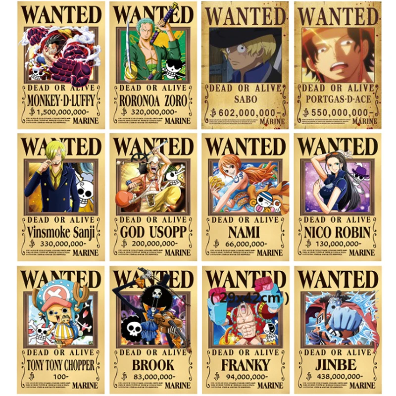 Anime One Piece Figure Role Wanted Retro Poster Roronoa Zoro Ace Sabo Living Home Kids Bedroom Decor Pirate Paper Wall Stickers
Anime One Piece Figure Role Wanted Retro Poster Roronoa Zoro Ace Sabo Living Home Kids Bedroom Decor Pirate Paper Wall Stickers