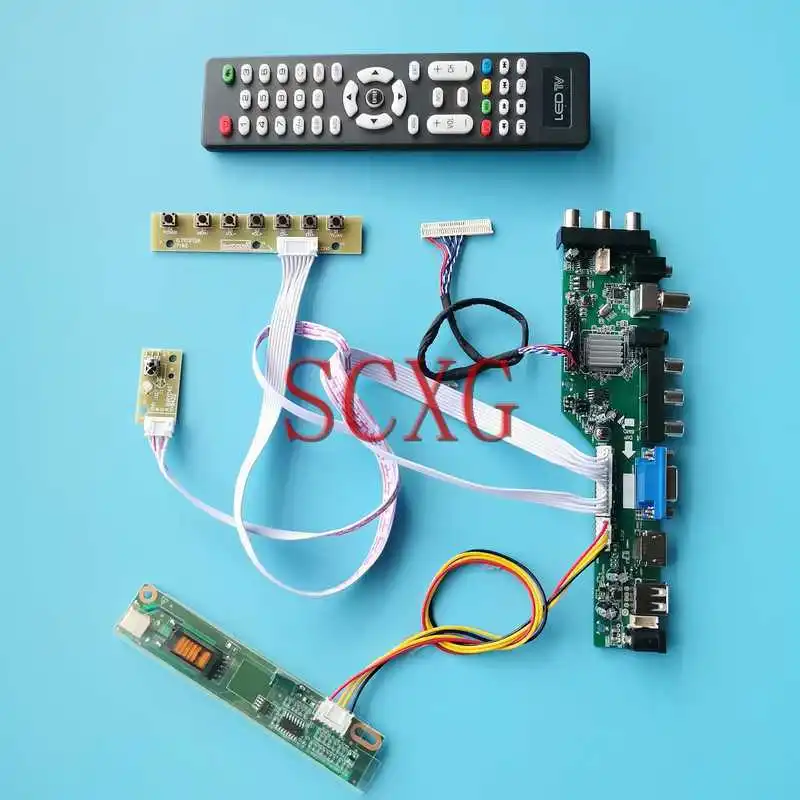 DVB 3663 Digital Controller Board For HT14P12 LP141E2 1-CCFL USB VGA AV RF HDMI-Compatible DIY Kit 14.1" 30 Pin LVDS 1400*1050
DVB 3663 Digital Controller Board For HT14P12 LP141E2 1-CCFL USB VGA AV RF HDMI-Compatible DIY Kit 14.1" 30 Pin LVDS 1400*1050