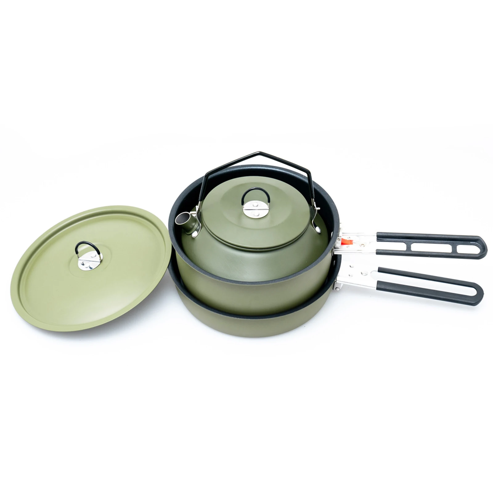Camping Supplies 1pcs Pot With Lid Picnic With Non-stick Coating Aluminum Alloy Cooking For Backpacking Hiking Parts
Camping Supplies 1pcs Pot With Lid Picnic With Non-stick Coating Aluminum Alloy Cooking For Backpacking Hiking Parts