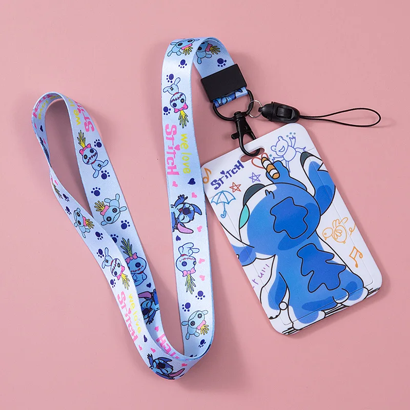 Disney badge hanging neck lanyard cartoon ID cover bus subway card protective cover Stitch student card cover
Disney badge hanging neck lanyard cartoon ID cover bus subway card protective cover Stitch student card cover