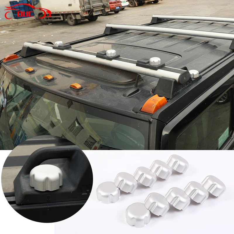 Aluminum Alloy Car Roof Racks Rail End Screw Nut Caps Decorative Protection Cover Shell For Hummer H2 2003-2009 Car Accessories
Aluminum Alloy Car Roof Racks Rail End Screw Nut Caps Decorative Protection Cover Shell For Hummer H2 2003-2009 Car Accessories