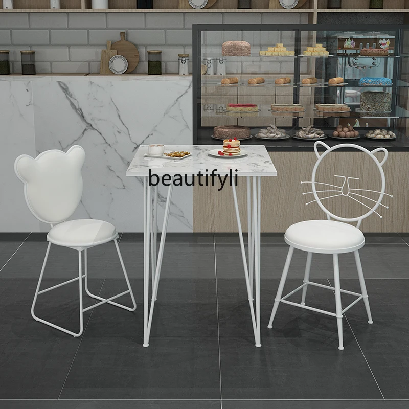 zq Nordic Combination Simple Square Marble Table Balcony Table and Chair White Leisure Dining Table and Chair Milk Tea Shop
zq Nordic Combination Simple Square Marble Table Balcony Table and Chair White Leisure Dining Table and Chair Milk Tea Shop