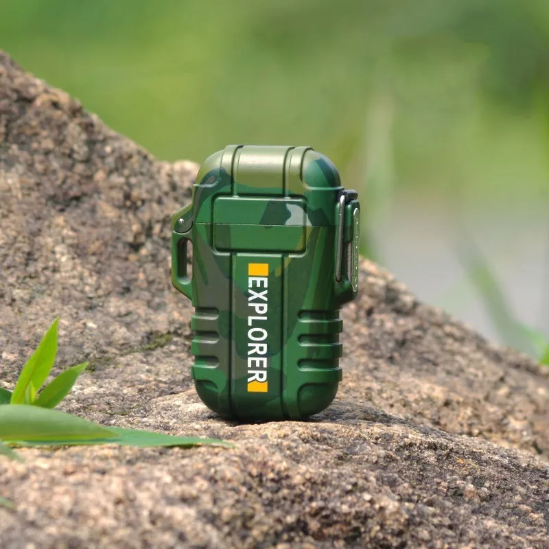 Electric Metal Pulse Flameless Plasma USB Dual Arc Cigar Portable Outdoor Windproof Waterproof Touch Sensing Unusual Lighter
Electric Metal Pulse Flameless Plasma USB Dual Arc Cigar Portable Outdoor Windproof Waterproof Touch Sensing Unusual Lighter