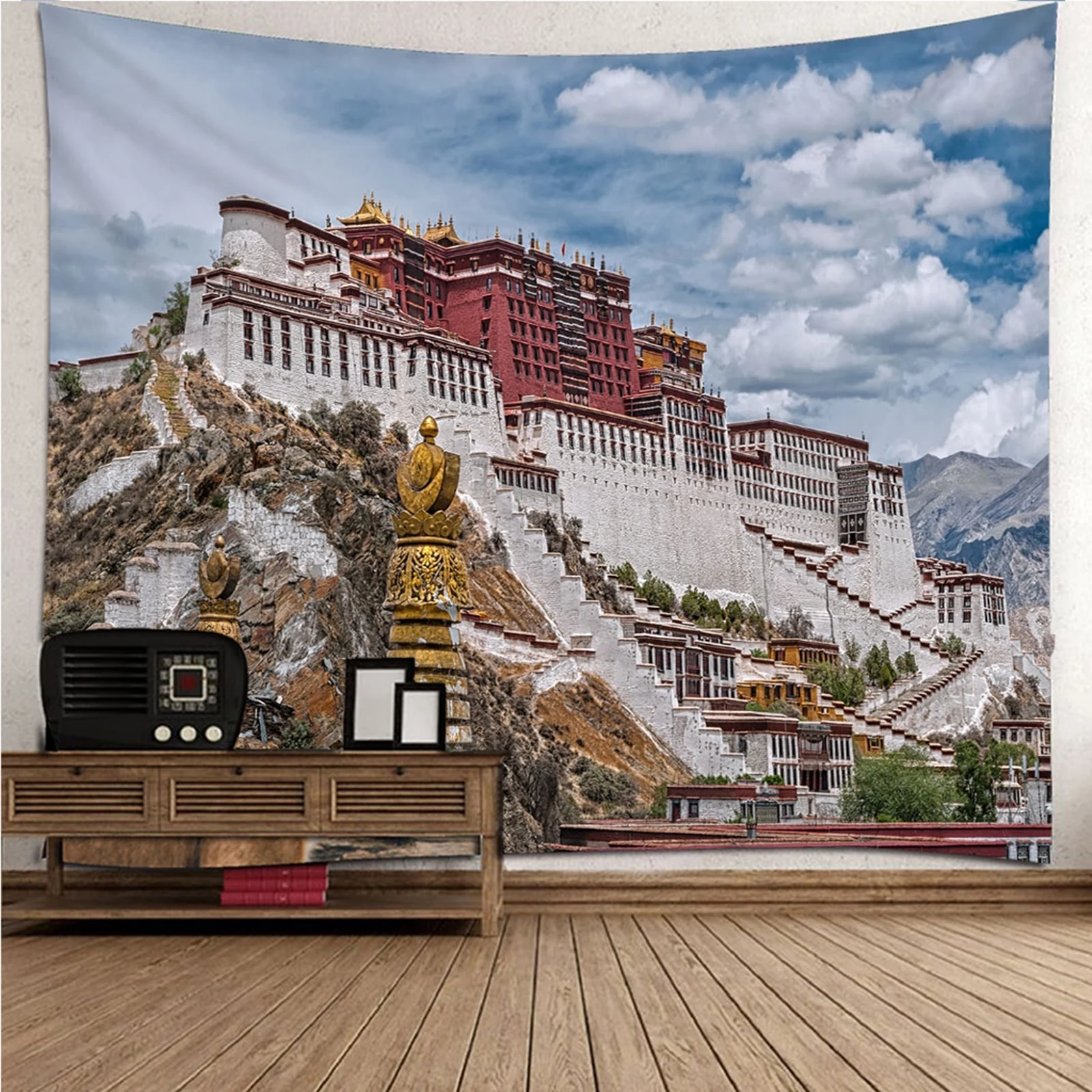 Гобелен мужской настенный гобелен большой природный пейзаж Potala дворец Настенное подвесное одеяло Художественное покрытие для спальни
Гобелен мужской настенный гобелен большой природный пейзаж Potala дворец Настенное подвесное одеяло Художественное покрытие для спальни