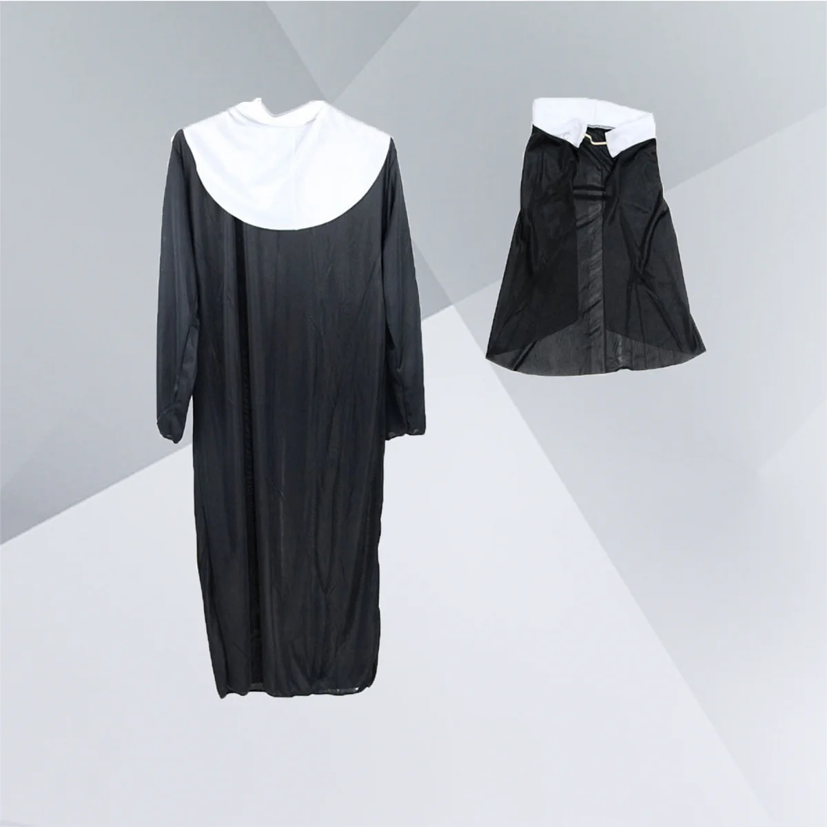 Костюмы на Хэллоуин костюм монахини халат одежда головной платок большой золотой крест костюмы костюм для женщин