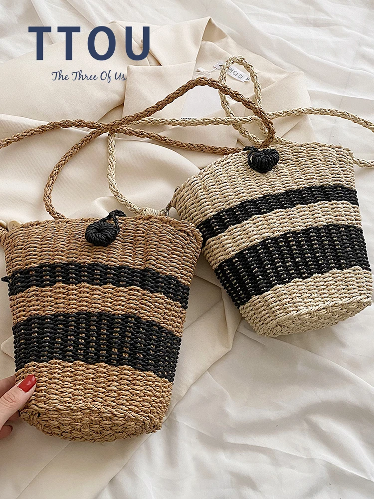 Straw Woven Crossbody Bag for Women Holiday Beach Bag Fashion Ladies Summer Small Tote Shopper Shoulder Bags Casual Purses 2022
Straw Woven Crossbody Bag for Women Holiday Beach Bag Fashion Ladies Summer Small Tote Shopper Shoulder Bags Casual Purses 2022