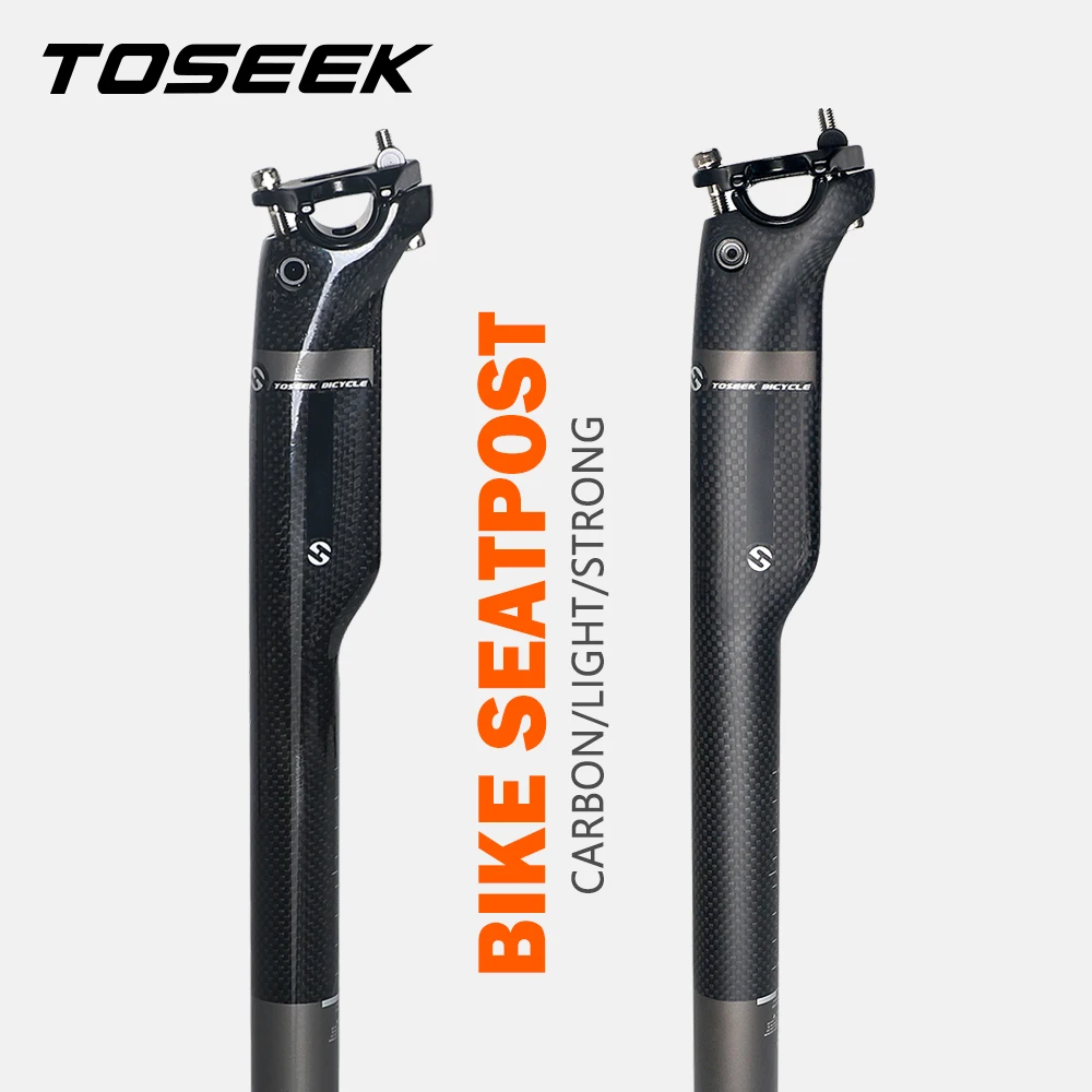 TOSEEK Seatpost Carbon Mtb Bicycle Seat Offset 20mm Bike Seat Post 27.2/30.8/31.6 Seat For Bicycle Length 350/400mm
TOSEEK Seatpost Carbon Mtb Bicycle Seat Offset 20mm Bike Seat Post 27.2/30.8/31.6 Seat For Bicycle Length 350/400mm