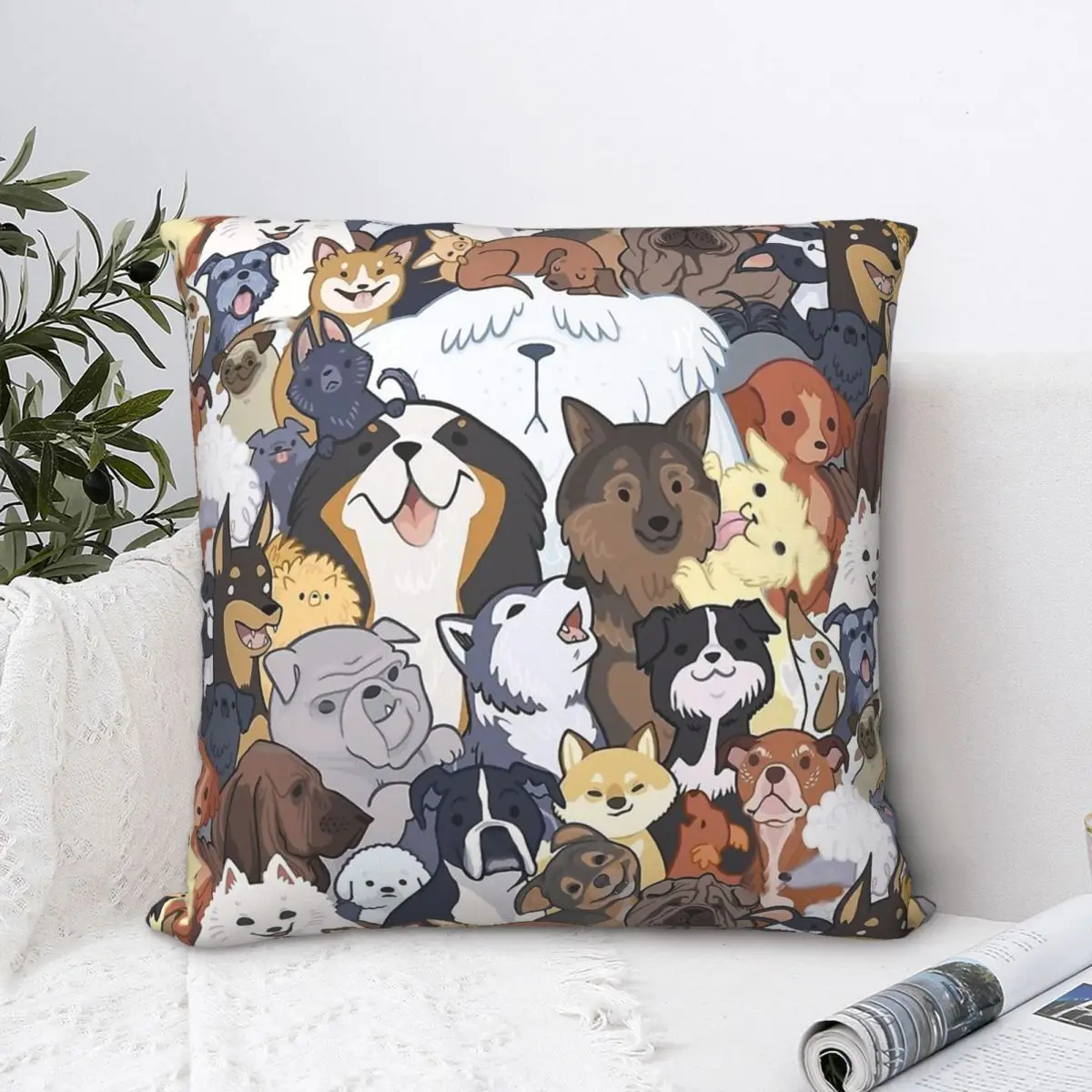 Pupper Polyester Cushion Cover Shiba inu Bedroom Chair Decorative Breathable Pillow Cover
Pupper Polyester Cushion Cover Shiba inu Bedroom Chair Decorative Breathable Pillow Cover