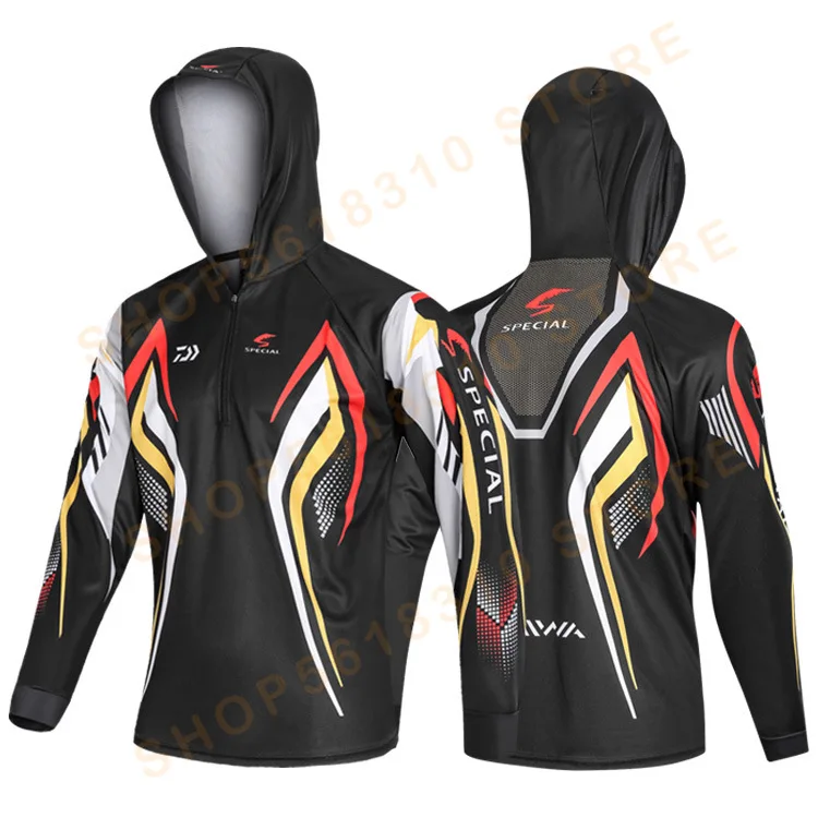 2024 New Summer Fishing Clothing Breathable Sunscreen Shirt Men Quick Drying UPF 50+ Long Sleeve Hooded Fishing Clothes
2024 New Summer Fishing Clothing Breathable Sunscreen Shirt Men Quick Drying UPF 50+ Long Sleeve Hooded Fishing Clothes