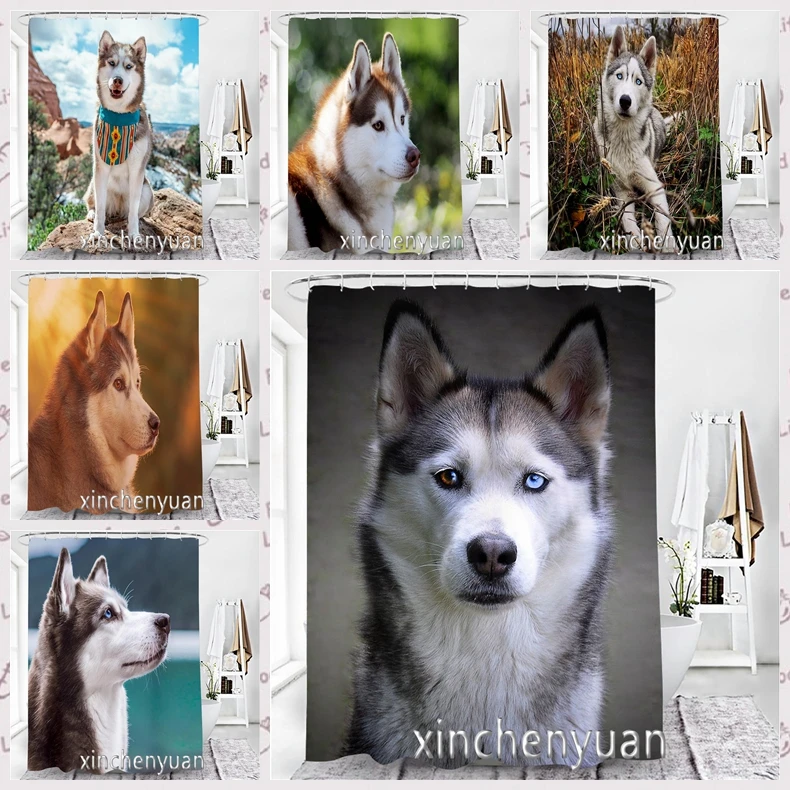 phechion New Creative Husky Dog Waterproof Bathroom Curtain 3d Printed Fabric with Hooks Decoration Shower Curtain M64
phechion New Creative Husky Dog Waterproof Bathroom Curtain 3d Printed Fabric with Hooks Decoration Shower Curtain M64