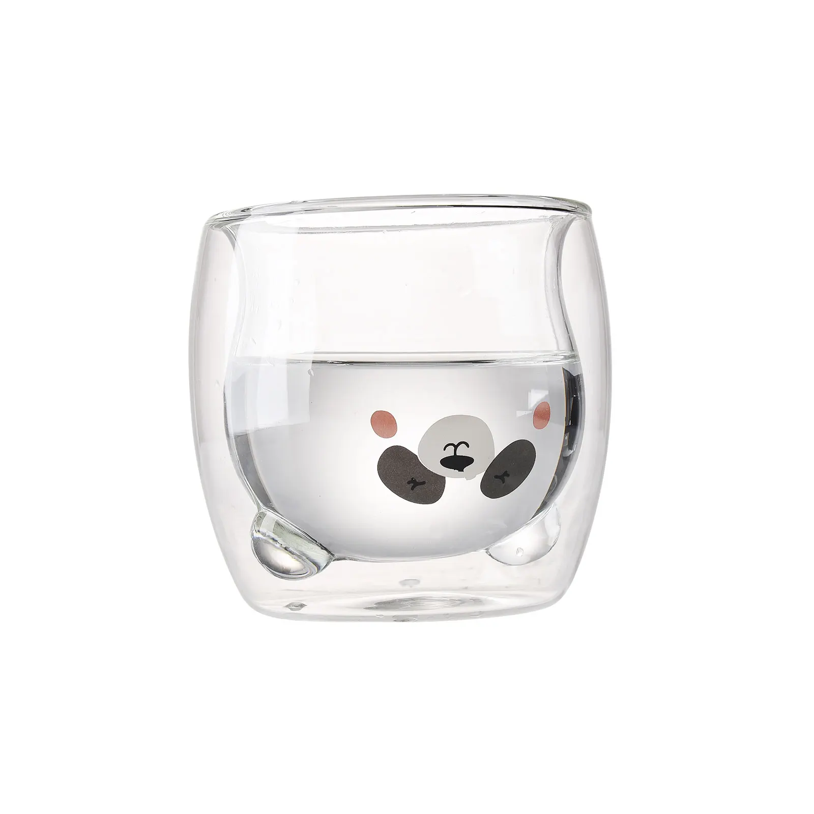 Glass Coffee Cup Cartoon Animals Insulated Clear Creative Funny Double-layer Cute Cutlery Bear Mug
Glass Coffee Cup Cartoon Animals Insulated Clear Creative Funny Double-layer Cute Cutlery Bear Mug