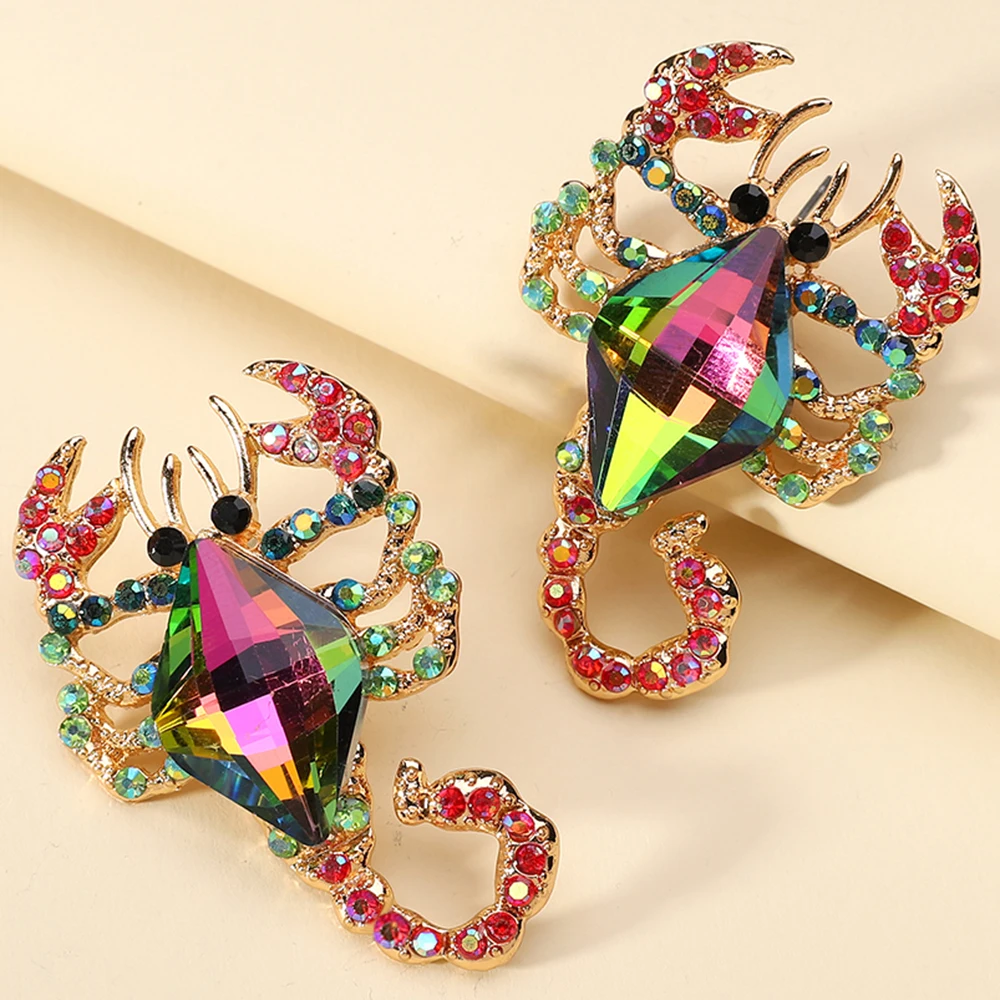 2023 New Multicolor Animal Scorpion Geometric Glass Earrings Design Sense Luxury Exquisite Party Women Jewelry Accessories
2023 New Multicolor Animal Scorpion Geometric Glass Earrings Design Sense Luxury Exquisite Party Women Jewelry Accessories