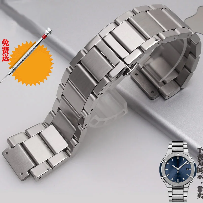 13mm 17mm 19mm Watch Strap FOR HUBLOT BIG BANG Wrist Watch Band Solid Stainless Steel Double Safety Buckle Bracelet watch chain
13mm 17mm 19mm Watch Strap FOR HUBLOT BIG BANG Wrist Watch Band Solid Stainless Steel Double Safety Buckle Bracelet watch chain