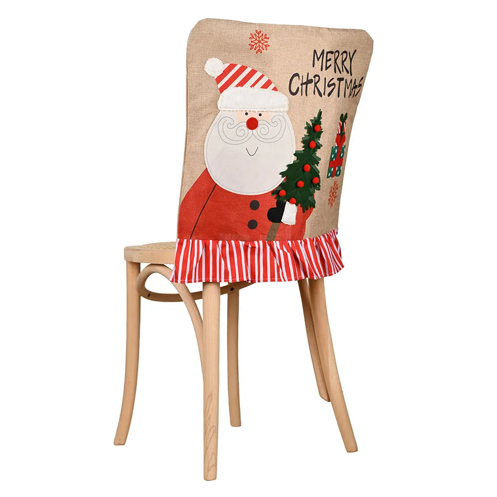 Christmas Chair Covers Striped Stool Cover 53x47cm Chair Back Cover Christmas Ornament For Standard Dining Chairs Chair Durable
Christmas Chair Covers Striped Stool Cover 53x47cm Chair Back Cover Christmas Ornament For Standard Dining Chairs Chair Durable