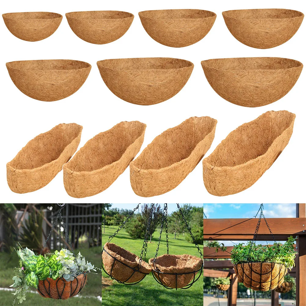 2PCS Round Hanging Basket Liner Coconut Fiber Replacement Flower Basket Coconut Cloth Mat Coconut Brown Mat Garden Flowerpot
2PCS Round Hanging Basket Liner Coconut Fiber Replacement Flower Basket Coconut Cloth Mat Coconut Brown Mat Garden Flowerpot