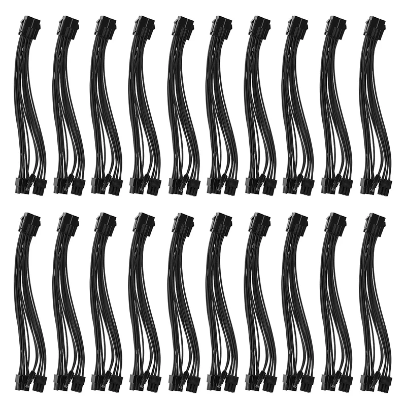 AYHF-20Pcs 20-сантиметровая видеокарта, 8-контактная розетка до 2X8P(6 + 2), ШТЫРЬКОВАЯ Фотокарта, PCI Express 18AWG, 4-линейный кабель
AYHF-20Pcs 20-сантиметровая видеокарта, 8-контактная розетка до 2X8P(6 + 2), ШТЫРЬКОВАЯ Фотокарта, PCI Express 18AWG, 4-линейный кабель