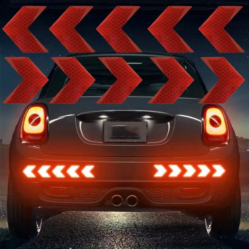 New 10 Pcs Motorcycle Fluorescent Warning Decor Bicycle Reflective Stickers Fender Sticker for Car Rear Box Luminous Protector
New 10 Pcs Motorcycle Fluorescent Warning Decor Bicycle Reflective Stickers Fender Sticker for Car Rear Box Luminous Protector