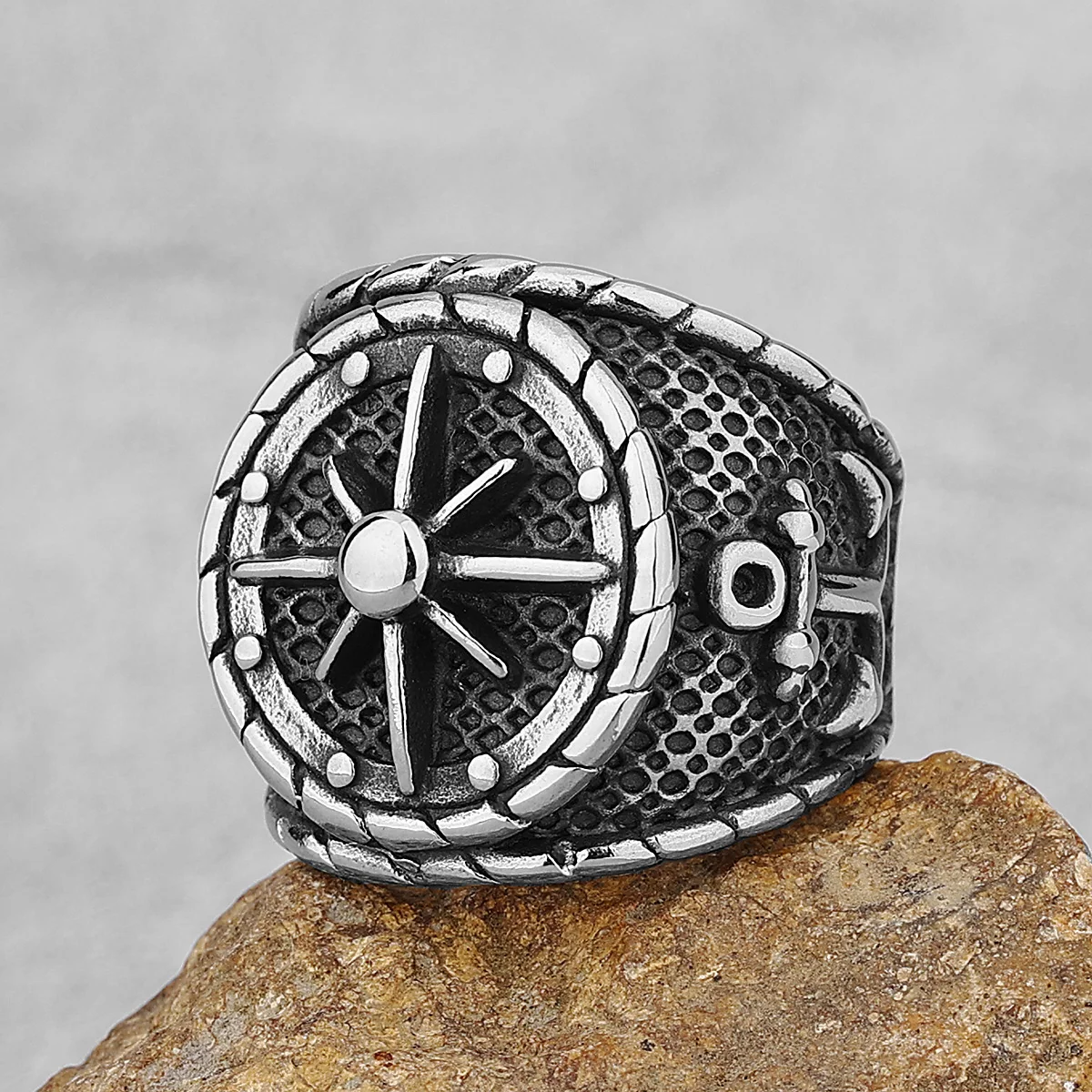 Stainless Steel Men's Ring Retro Viking Compass Nautical Anchor Domineering Boyfriend Jewelry Set Creative Gift Custom Wholesale
Stainless Steel Men's Ring Retro Viking Compass Nautical Anchor Domineering Boyfriend Jewelry Set Creative Gift Custom Wholesale