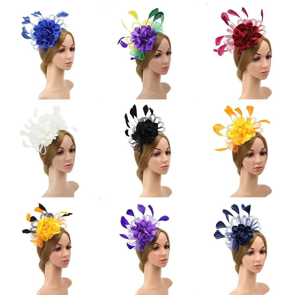 Fashion Vintage Feather Women Bridal Wedding Hat Tea Party Headwear Clips Flower Hat
Fashion Vintage Feather Women Bridal Wedding Hat Tea Party Headwear Clips Flower Hat