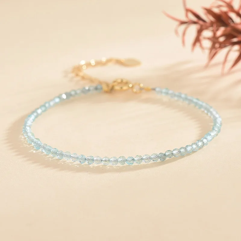 Ultra-fine 2.5mm natural blue phosphor cut bracelet women's fashion Joker small fresh jewelry Crystal bracelet wholesale
Ultra-fine 2.5mm natural blue phosphor cut bracelet women's fashion Joker small fresh jewelry Crystal bracelet wholesale