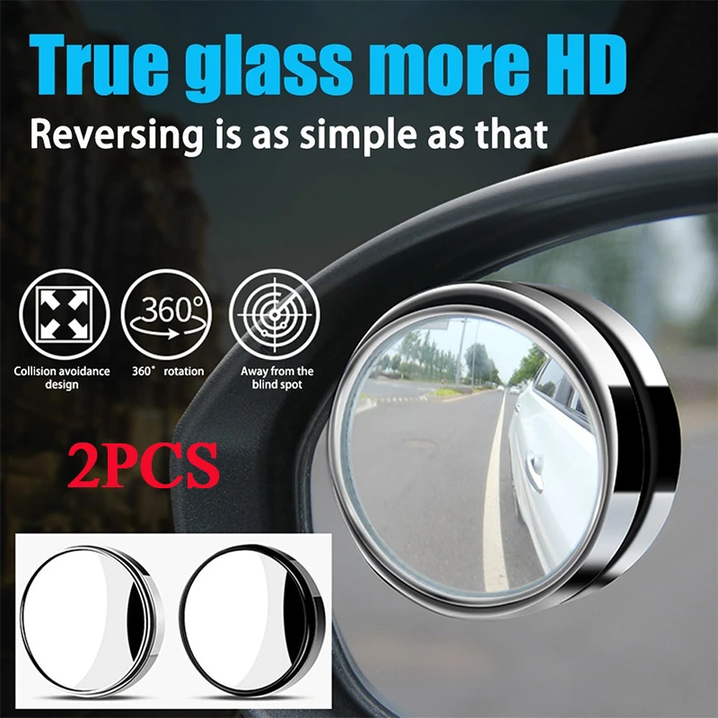 2/1Pcs Car Round Frame Convex Blind Spot Mirror Wide-angle 360 Degree Adjustable Clear Rearview Auxiliary Mirror Driving Safety
2/1Pcs Car Round Frame Convex Blind Spot Mirror Wide-angle 360 Degree Adjustable Clear Rearview Auxiliary Mirror Driving Safety