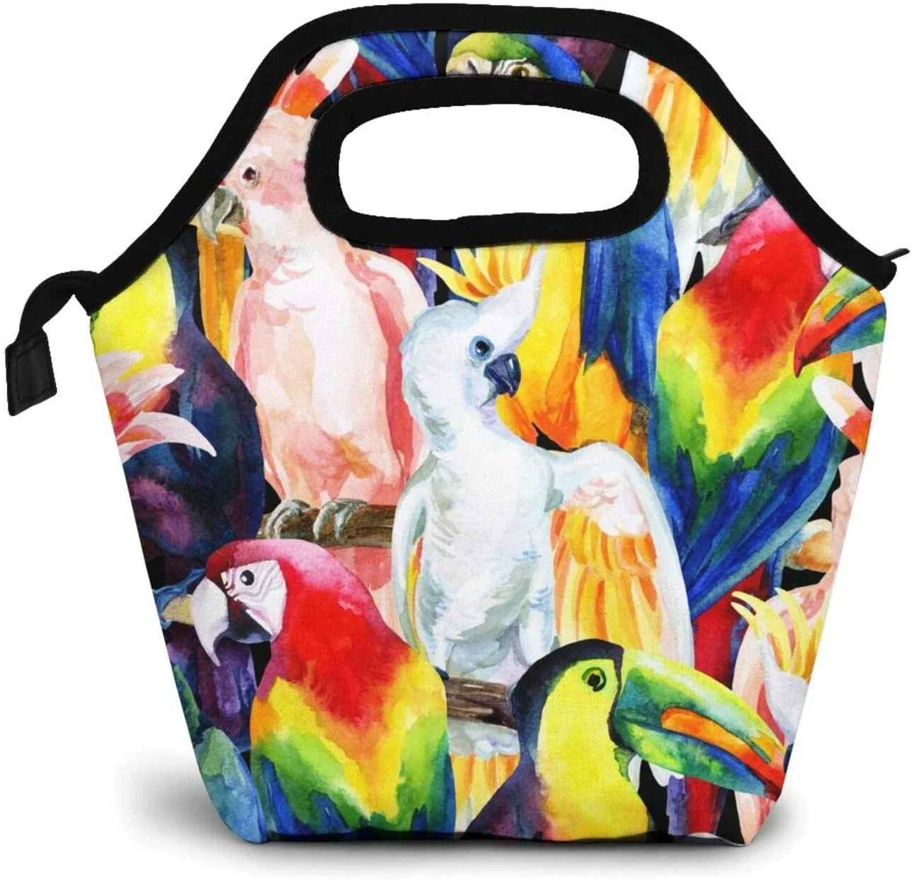 Watercolor Parrots Lunch Bag Insulated Lunch Box Cooler Tote Handbag Food Container Gourmet Tote Warm Pouch for School Work
Watercolor Parrots Lunch Bag Insulated Lunch Box Cooler Tote Handbag Food Container Gourmet Tote Warm Pouch for School Work