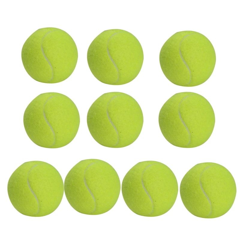 10Pcs Tennis Ball Wear-Resistant High Elasticity Durable Training Ball 64Mm Beginners Practice Tennis Ball For Club
10Pcs Tennis Ball Wear-Resistant High Elasticity Durable Training Ball 64Mm Beginners Practice Tennis Ball For Club