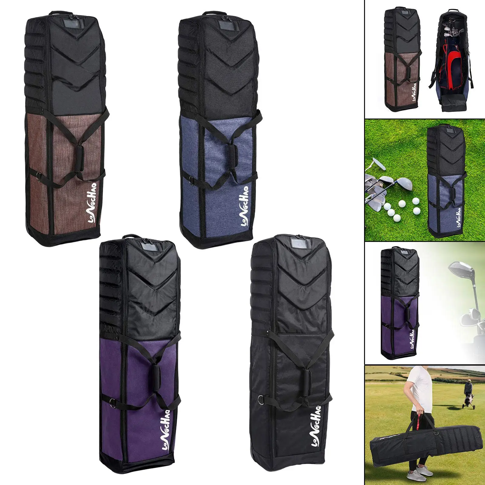 Дорожная сумка для гольфа, сумка для хранения большой вместимости для гольф-клуба, Защитные чехлы для путешествий
Дорожная сумка для гольфа, сумка для хранения большой вместимости для гольф-клуба, Защитные чехлы для путешествий