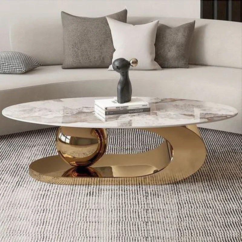 Nordic Oval Center Table 12mm Thick Rock Slab Countertop Design Home Furniture Luxury Stainless Steel Coffee Tables Living Room
Nordic Oval Center Table 12mm Thick Rock Slab Countertop Design Home Furniture Luxury Stainless Steel Coffee Tables Living Room