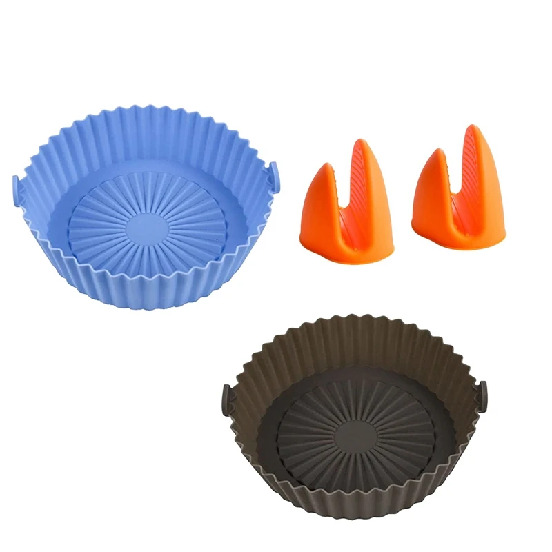 Reusable Air Fryer Silicone Liner Set Air Fryer Silicone Pot Dishwasher Safe For Baking Roasting Microwave
Reusable Air Fryer Silicone Liner Set Air Fryer Silicone Pot Dishwasher Safe For Baking Roasting Microwave