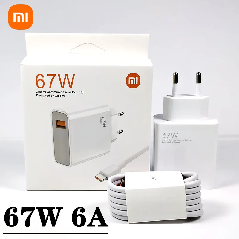 Оригинальное зарядное устройство для Xiaomi с турбозарядным устройством мощностью 67 Вт, с европейской вилкой, кабель передачи данных для Mi 11 Pro...
Оригинальное зарядное устройство для Xiaomi с турбозарядным устройством мощностью 67 Вт, с европейской вилкой, кабель передачи данных для Mi 11 Pro...