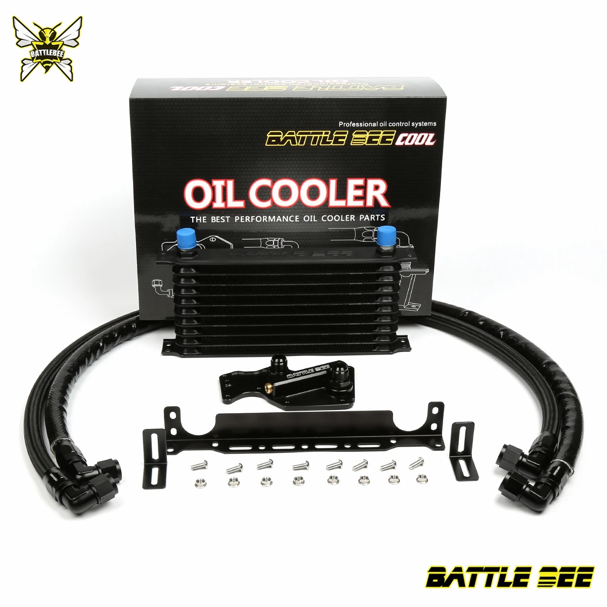 

Battle Bee Engine Oil Cooler Kit For BMW F series F30 320i 325i 2.0T B48B Engine Oil Filter Sandwich Plate Adapter