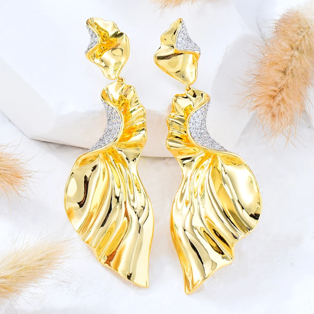 Jimbora New DIY Shiny CZ Charm Earrings For Women Bridal Wedding Girl Daily Surper Jewelry High Quality Hot Romantic
Jimbora New DIY Shiny CZ Charm Earrings For Women Bridal Wedding Girl Daily Surper Jewelry High Quality Hot Romantic