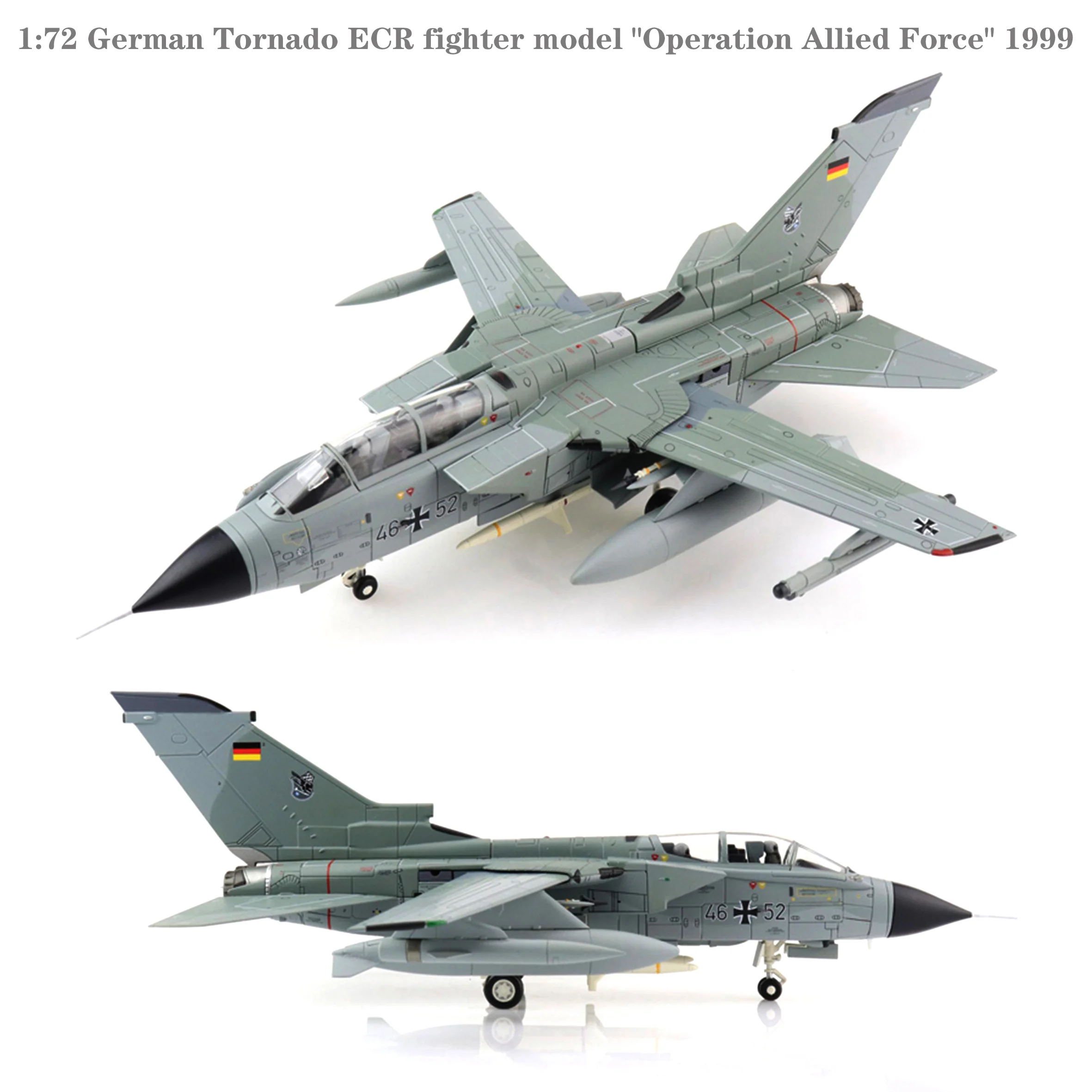 Fine 1:72 HA6711 German Tornado ECR fighter model "Operation Allied Force" 1999 Finished alloy collection model
Fine 1:72 HA6711 German Tornado ECR fighter model "Operation Allied Force" 1999 Finished alloy collection model