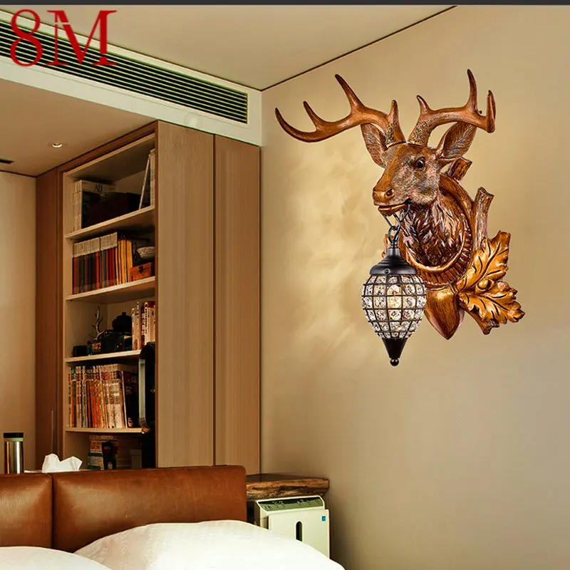 8M Modern Antlers Crystal Wall Sconce LED Lamp Creative Bedside lighting For Home Living Room Porch Decor
8M Modern Antlers Crystal Wall Sconce LED Lamp Creative Bedside lighting For Home Living Room Porch Decor