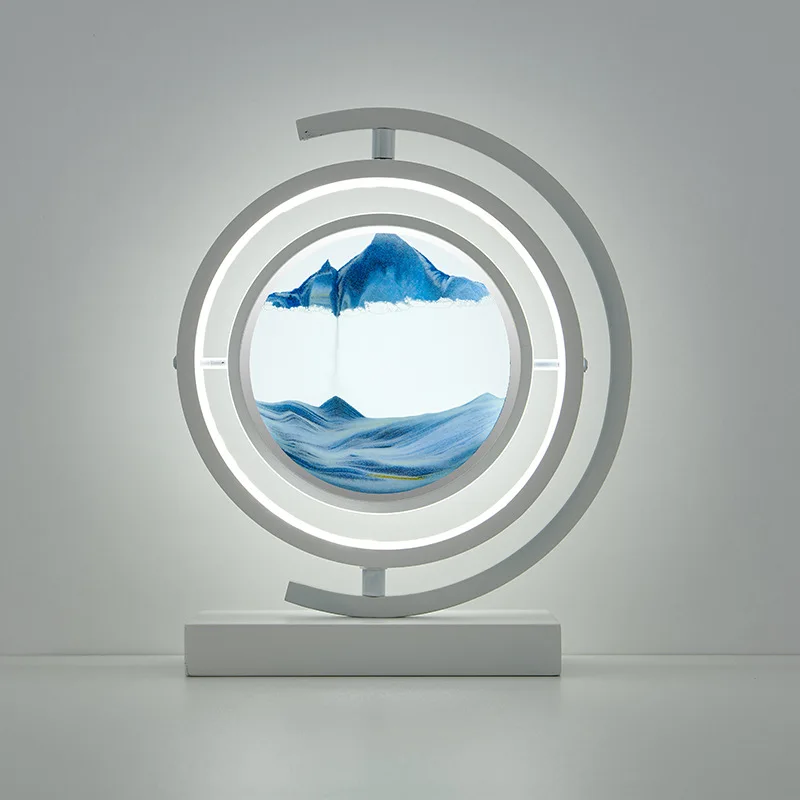 Hourglass quicksand painting table lamp simple landscape painting bedroom living room TV cabinet home creative gift decoration
Hourglass quicksand painting table lamp simple landscape painting bedroom living room TV cabinet home creative gift decoration