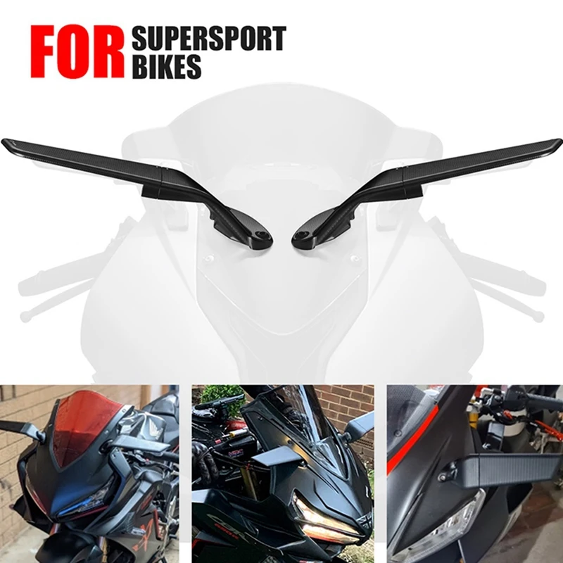 Motorcycle Rearview Mirror Fixed Wind Wing Rearview Mirror Adjustable Rotating Rearview Mirror for Ducati Kawasaki Honda
Motorcycle Rearview Mirror Fixed Wind Wing Rearview Mirror Adjustable Rotating Rearview Mirror for Ducati Kawasaki Honda