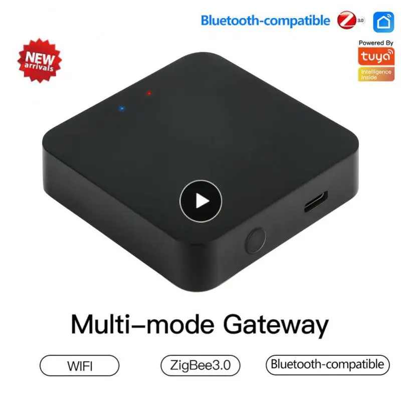 Smart Gateway Automation Tuya Smart Mesh Hub Multi-mode Gateway Via Alexa Google Home bluetooth-compatible Zigbee 3.0
Smart Gateway Automation Tuya Smart Mesh Hub Multi-mode Gateway Via Alexa Google Home bluetooth-compatible Zigbee 3.0