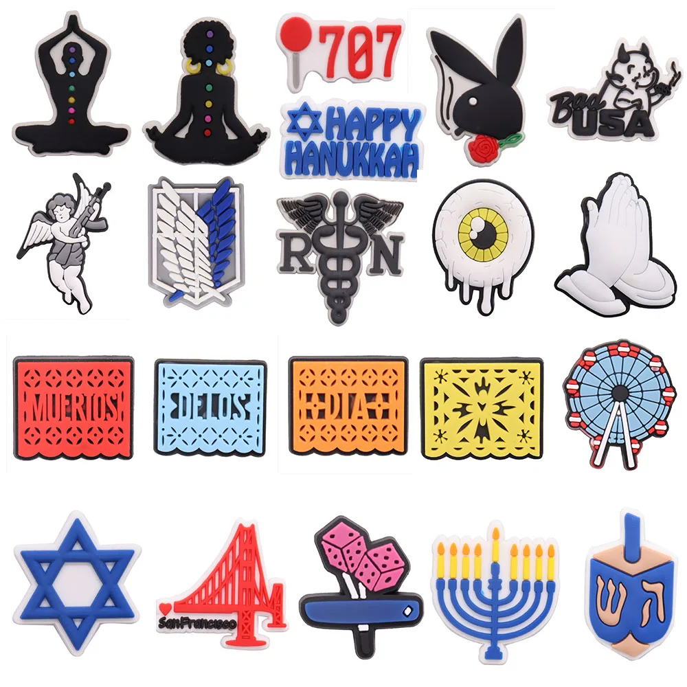 1pcs Famous Designer Japan Comics Mexicon Tears Angel Fashion PVC Shoe Charms Decorations Croc Jibz DIY Backpack Wristbands
1pcs Famous Designer Japan Comics Mexicon Tears Angel Fashion PVC Shoe Charms Decorations Croc Jibz DIY Backpack Wristbands